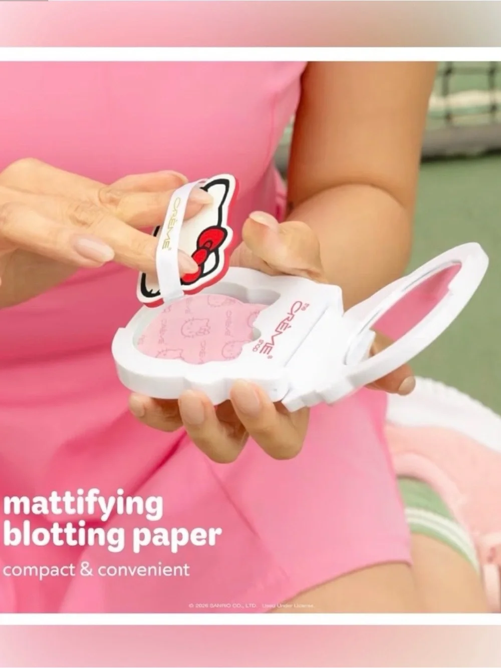 The Crème Shop x Hello Kitty Mattifying Blotting Paper